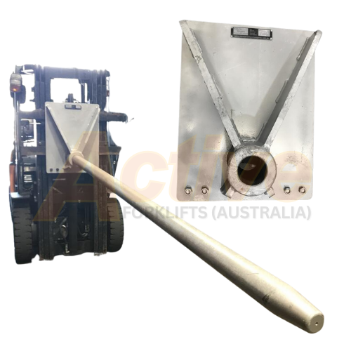 Mounted Roll Prong/Carpet Pole