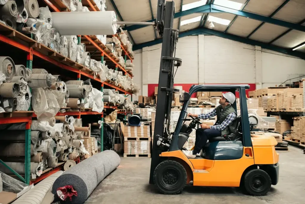 Construction sites require specific forklift