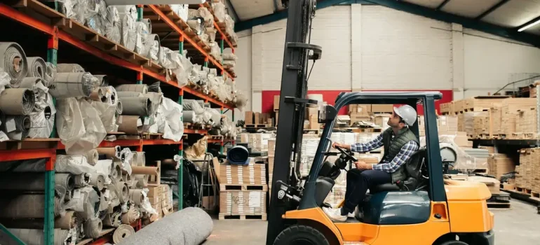Construction sites require specific forklift